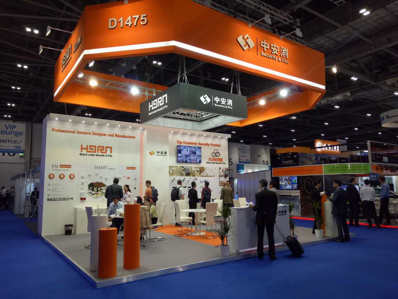 云頂國際yd2333消盛裝亮相英國IFSEC展 智能家居解決方案受買家青睞