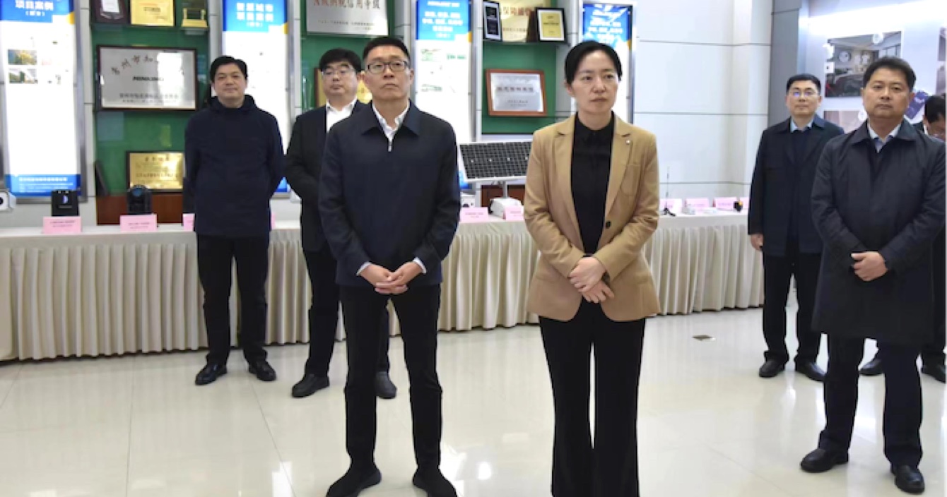 常州市市長盛蕾一行蒞臨云頂國際yd2333科子公司明景調研考察